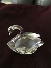 Swarovski Crystal swan