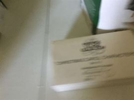 Department 56  and Dickens houses in boxes