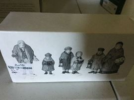 Department 56  and Dickens houses in boxes