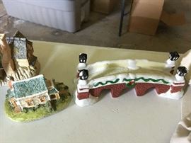 Department 56  and Dickens houses in boxes