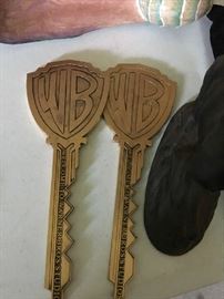 Warner Brothers studios key to the village