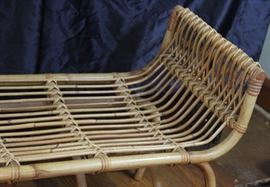 Bamboo & Rattan Bench
Measures 22"tall x 48"wide x 17"deep
Very pretty, well-built.