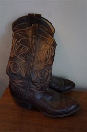 vintage leather cowboy boots