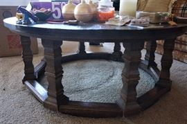 Slate top Mid Century coffee table