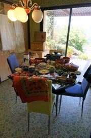 Mid Century dinette set (hanging lamp not for sale)