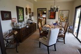 So many cool vintage pieces for your home! (hanging lamp not for sale)