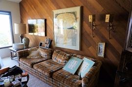 Lots of mid century art, furniture and decor!