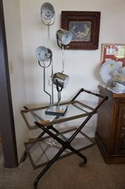Vintage Mid Century Italian Cesare Lacca serving cart