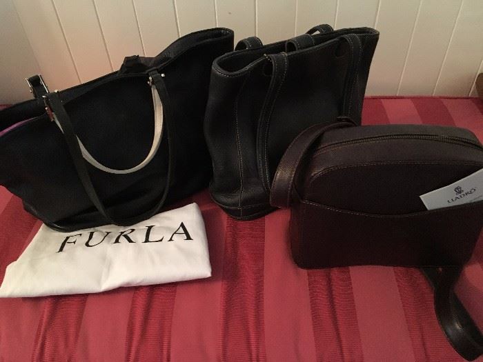 Designer Handbags from Furla, Coach and Lladro 