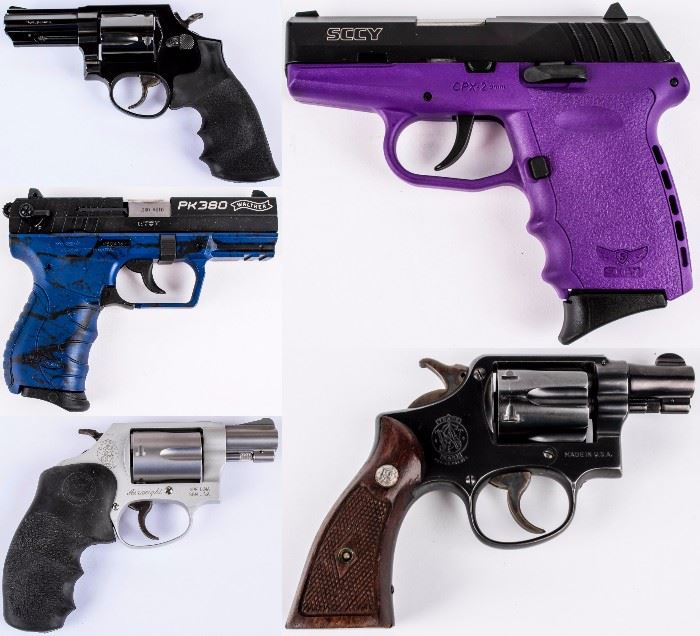 Handguns in the 6.6.17 auction
