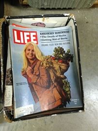 Vintage LIFE magazines