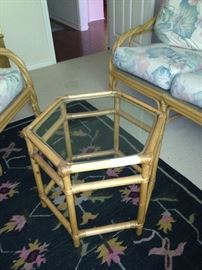 Octogan bamboo coffee/side table