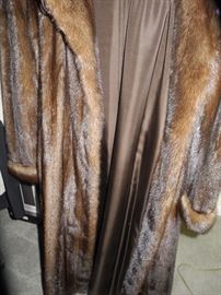 Stunning full length ranch mink coat