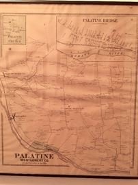 Vintage Palatine Map