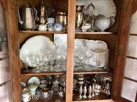 CHINA AND STERLING SILVER
