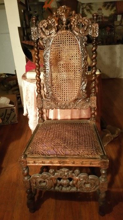 Carved Madrid chair