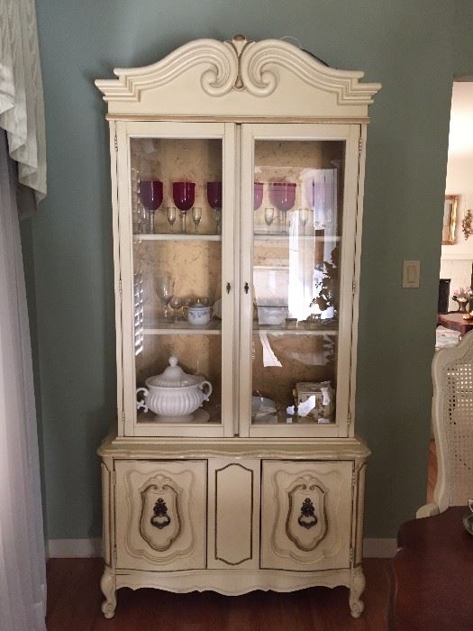 Basset Country French Dining Hutch