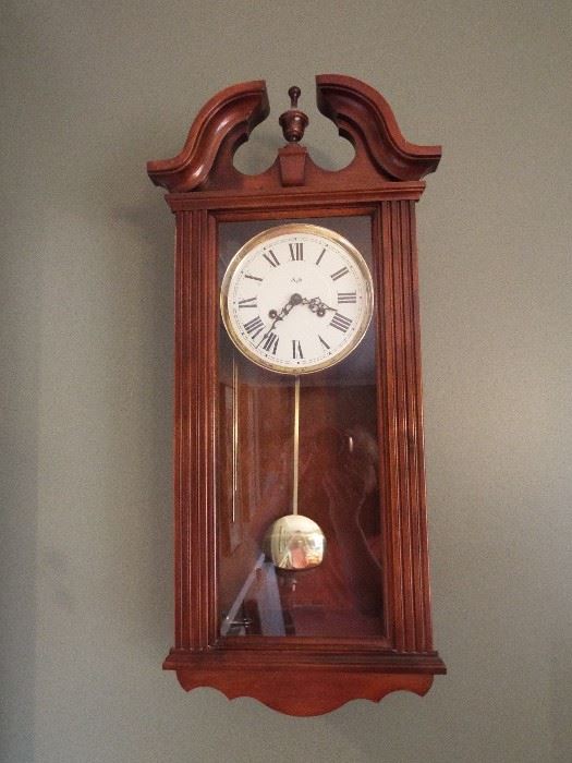 Sligh eight day wall clock