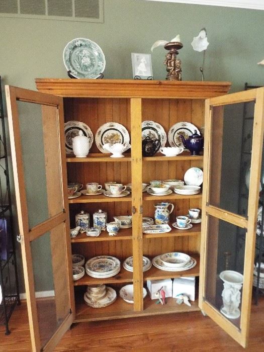Antique pie cabinet