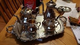 SILVER TEA SET