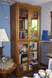 Curio bookcase cabinet