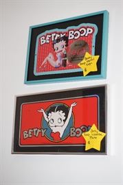 Betty Boop wall art
