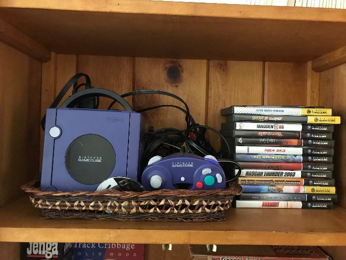 Nintendo Gamecube and Assorted Games (Sold as Lot)