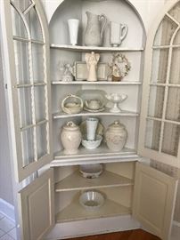 Assorted Milkglass and Cream colored Porcelain