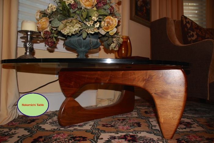 Nakamichi Table with Decorative Floral