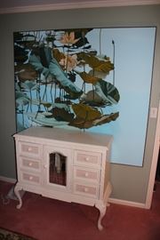 Large Art with Small Cabinet