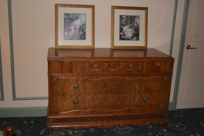 Antique Dresser and Decorative