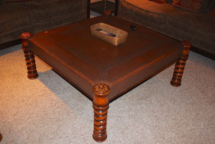 Square Wood Coffee Table
