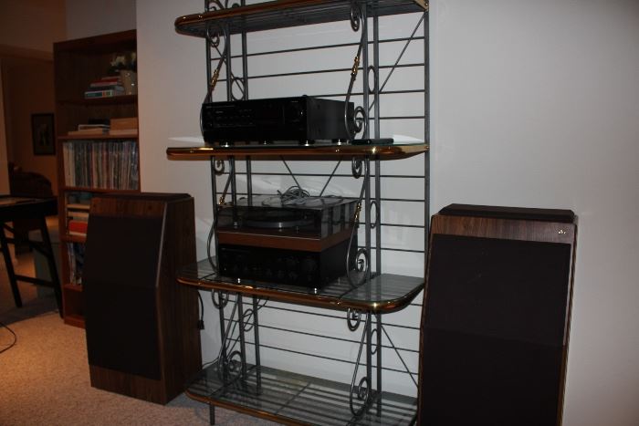 Speakers, Electronics and Rack