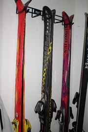 Coyote Skis, Triple X Skis, Snowboard, Solomon Skis, Pilot Skis and Poles