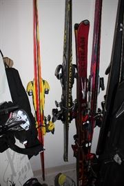 Coyote Skis, Triple X Skis, Snowboard, Solomon Skis, Pilot Skis and Poles