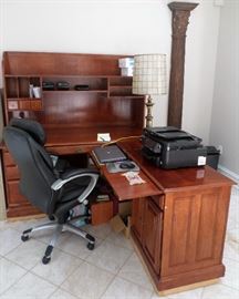Nice Large Home Office Desk Set (printer isn't for sale)