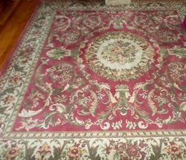 100% New Zealand Wool Carpet, 7'10" x 7'10"