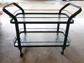 Great patio serving cart