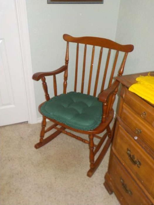 maple rocking chair