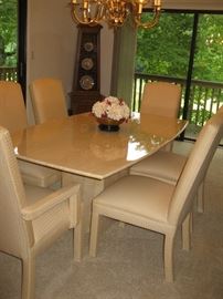 Italian marble dining table