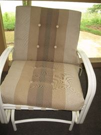 Outdoor/porch furniture - rocker with cushion