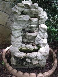 Outdoor fountain - just needs a pump