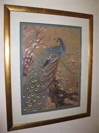 Chiu Weng peacock print 1978