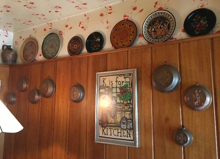 Decorative plates & copper 