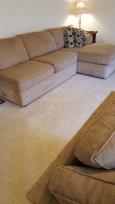 3 piece sectional -shown in 2 pictures
