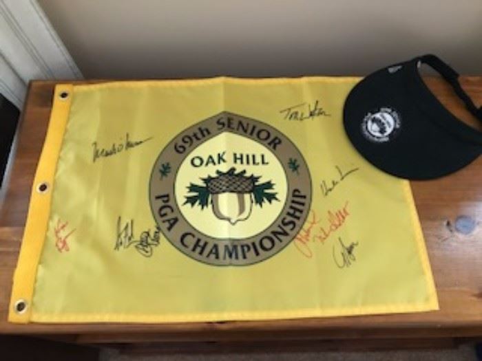 PGA Autographed Flag