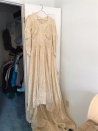 Vintage wedding gown