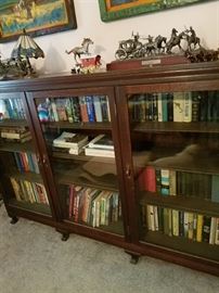 Antique/Vintage Bookshelves filled with books for sale