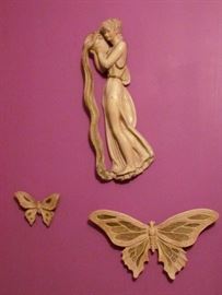 We have a pair of these plaster girls, so pretty