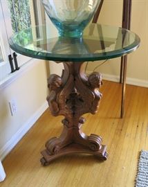 Cool Antique Carved Pedestal Table